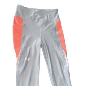 Under Armour Gray and Coral Leggings for kids
